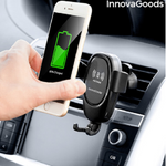 InnovaGoods Mobiele Telefoonhouder met Draadloze oplader voor Auto's Wolder - LHEDDIA