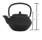 Teaclassix Theepot Arare - 0.35 L - Zwart - Gietijzer - LHEDDIA